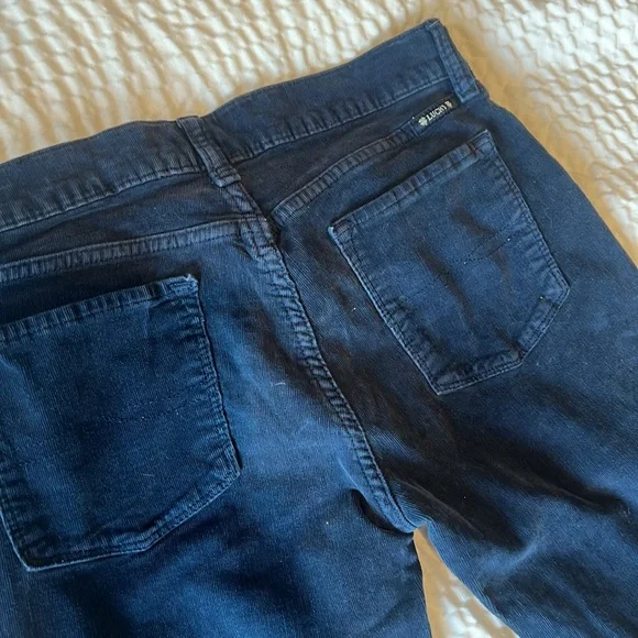 Corduroy Lucky Brand Zoe Skinny low waisted pants - Picture 3 of 4